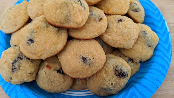 Orange Cranberry Keto Cookies